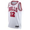 NBA Mænd Trøje Chicago Bulls Ayo Dosunmu 12 2022-23 Nike Association Edition Hvid Swingman